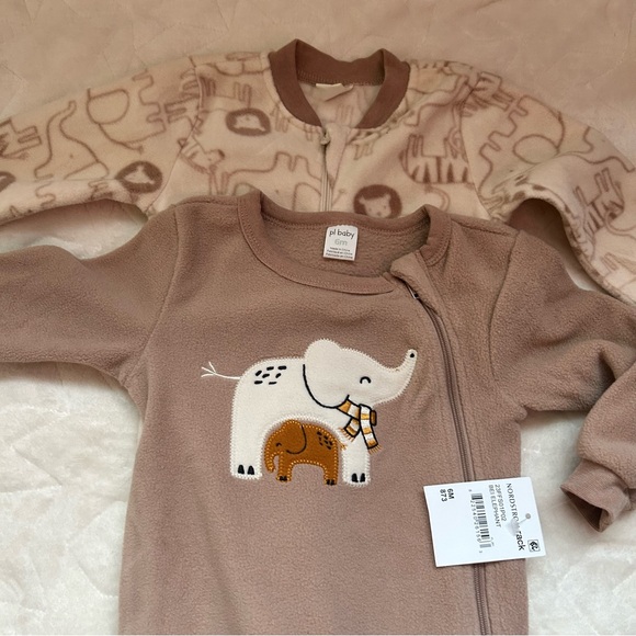 NWT PL Baby by Petit Lem two pack  onesies 6 months - Picture 2 of 6
